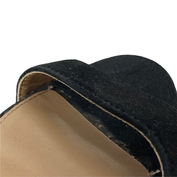 Steve Madden Women's Black Suede Carrson Block Heel with Adjustable Strap US 6 - Picture 9 of 10